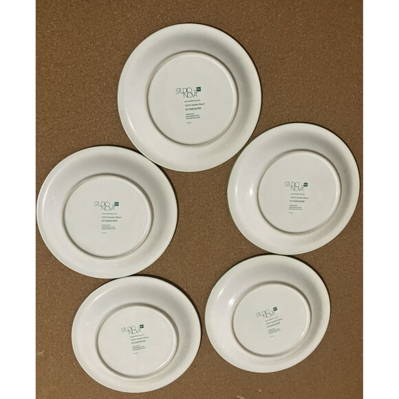 Mikasa set of 5 GARDEN BLOOM  7 3/4" Salad Plates Studio Nova Y 2372 - Picture 15 of 16